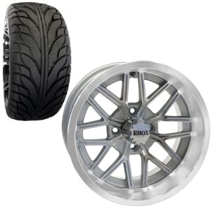 Golf Cart Wheel And Tire Combo Street Ta Machined